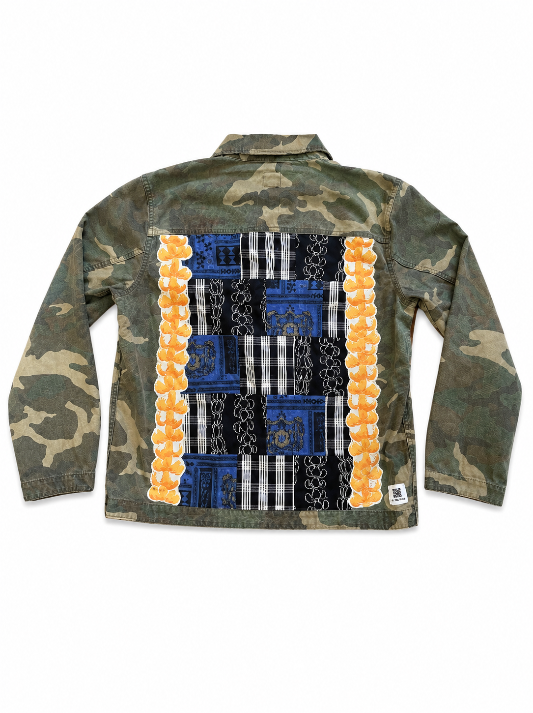 GAP Camo Appliqué × Patchwork Shacket