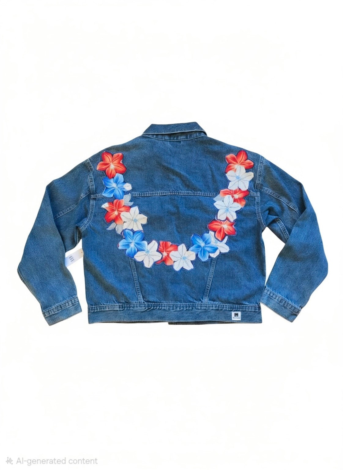 GAP Appliqué Lei Denim Jacket