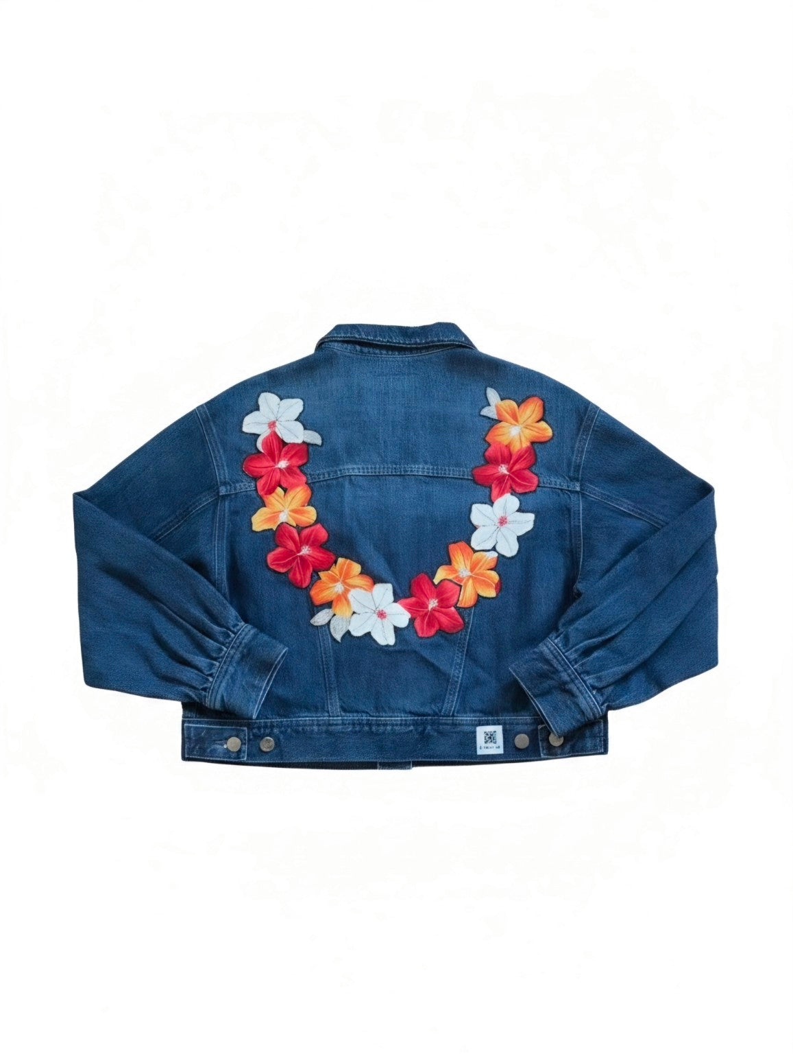 AG Women’s Appliqué Lei Denim Jacket